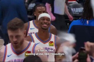 SGA談對掘金G3輸球后為何發(fā)笑：一位球迷挑釁我“你們完了”