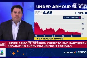 美記：安德瑪近年的營收持續(xù)下滑，庫里退役后可能轉戰(zhàn)高爾夫！