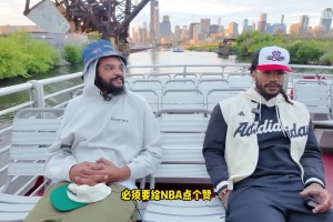 爺青回！德里克·羅斯與諾阿在芝加哥重聚，游艇上開心聊天