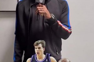 笑死！聽到比自己優(yōu)秀的傳球手請發(fā)出聲音！隆多全程木訥臉！